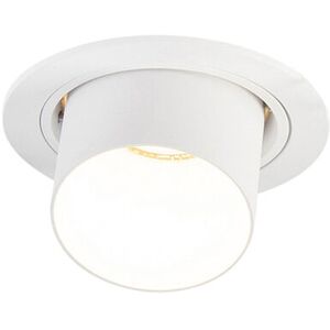 QAZQA Smart recessed spot white tiltable incl. WiFi GU10 - Installa - White