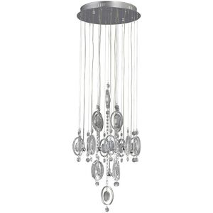 Inspired Lighting - Inspired Clearance - Solana Pendant 9 Light G4 Polished Chrome/Crystal, not led/cfl Compatible