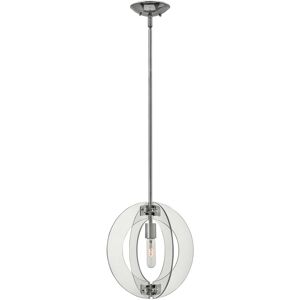 Elstead Hinkley Solstice Spherical Hanging Mini Pendant Light 1x E27 Polished Chrome