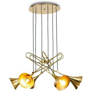 Inspired Lighting - Inspired Mantra - Jazz Oro - Ceiling Cluster Pendant 6 Light E27, Gold