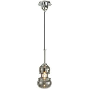 INSPIRED LIGHTING Inspired Mantra - Sonata - Ceiling Pendant 15cm Round, 1 x E27, Polished Chrome, Graphite