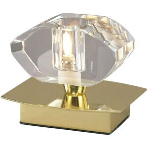 INSPIRED LIGHTING Inspired Mantra Alfa Small Table Lamp 1 Light G9, Polished Brass