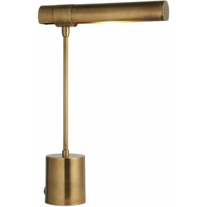 LOOPS Table Lamp - Antique Solid Brass - 25W E14 - Bedside Task Light - Home Office