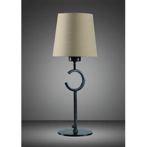 DIYAS Argi Table Lamp 1 Bulb E27 Small with Oxidized Brown Shade