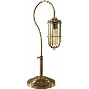 LOOPS Table Lamp Lamp Cage Alter Height Dark Antique Brass led E27 60W