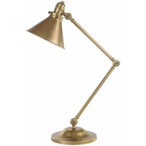 LOOPS Table Lamp Stick Lamp Elegant Plain Stem Aged Brass led E27 60W