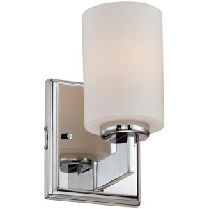 Taylor - 1 Light Small Wall Light - Polished Chrome Finish, G9 - Elstead