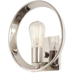 Theater Row - 1 Light Indoor Wall Light Imperial Silver, E27 - Elstead