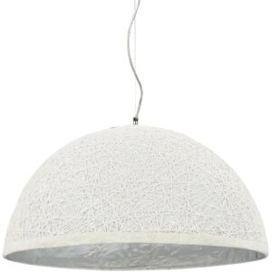 SWEIKO Pendant Lamp White and Silver 脴50 cm E27 VDTD30766