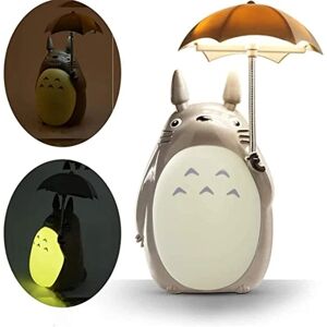 HÉLOISE Totoro Led Night Light for Kids Usb Rechargeable Reading Table Lamp Cute Cartoon Animal Children Boys Girls Room Decor