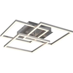 Trio Lighting - Trio Mobile Modern led Semi Flush Light Nickel Matt 2700-6000K Remote control