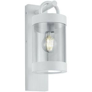 Trio Lighting - Trio Sambesi Modern Outdoor Wall Lantern White Matt IP44 with Dusk sensor