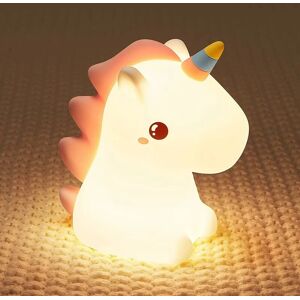 Mumu - Unicorn Night Light, Baby Kids Night Light, Baby Girl Boy Adult Night Light, Rechargeable Kids Night Light, Silicone led Kids Night Light