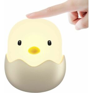 LANGRAY Usb Rechareable Touch Sensor led Dimmer Lamp for Feeding Bedroom, Living Room and Nursery Reading yellow - Beige