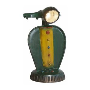 VERTY FURNITURE Vespa Recycled Metal Scooter Table Lamp - Multicolour