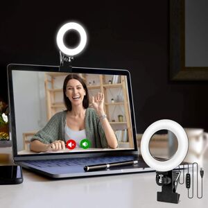 XUIGORT Video Conference Lighting Kit, Light for Monitor Clip on,for Remote Working, Distance Learning,Zoom Call Lighting, Self Broadcasting and Live