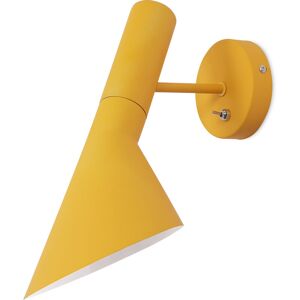 Privatefloor - Wall Mounted Lamp - Narn Yellow Stainless Steel, Metal - Yellow
