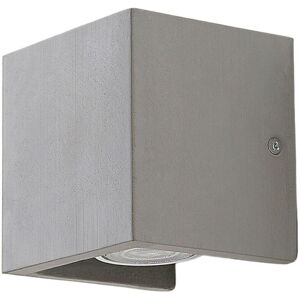 Lampenwelt - Wall Light Gerda dimmable (modern) in Silver for e.g. Hallway (1 light source, GU10) from Lindby - concrete grey