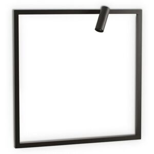 Syntesi Square Integrated Led Wall Lamp Black 3000K - Ideal Lux