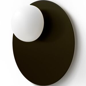 PRIVATEFLOOR Wall Sconce Lamp - Modern Design - Sferal Black Metal - Black
