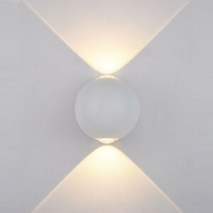 Italux - Carsoli - Modern led Outdoor Wall Lamp White, Warm White 3000K 140lm, IP44