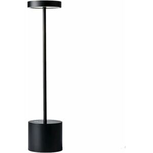 Héloise - Wireless led Table Lamp, Small Rechargeable Metal Desk Lamp, 2 Dimming Levels, Modern Hotel Restaurant Bedroom