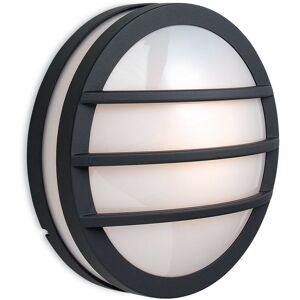 FIRSTLIGHT PRODUCTS Firstlight Zenith - 1 Light Wall/Flush Ceiling Pendant Light Graphite, Opal Diffuser IP54, E27