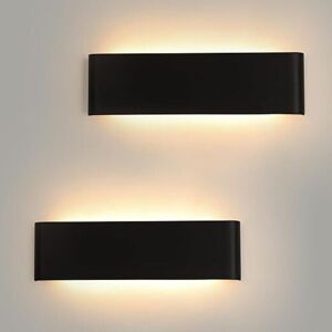 Linghhang - 16W led Indoor Wall Light, 3000K Warm White Wall Lamp, Wall Sconce for Porch Hallway Bedroom Living Room