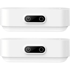 Tonchean - 2 Pack 3W Touch Lamp 5 Colors Adjustable Dimmable led Night Light Built-in 2000mAh Rechargeable Battery Stick-on Night Light for Reading,