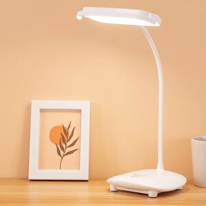 Linghhang - 2pcs 13200mah 40 led Cordless usb Rechargeable Desk Lamp, Kids Reading Light Touch Lamp 3 Colors 3 Modes Dimmable, Battery Powered