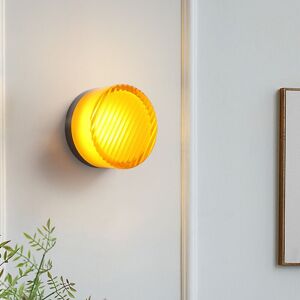 Wottes - 5W Modern led Wall Light Orange Indoor Wall Lamp Round Shaped Sconce Wall Light Warm White Light 1Pcs