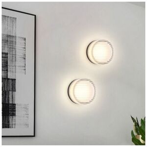 WOTTES 5W Modern led Wall Light Transparent Indoor Wall Lamp Round Shaped Sconce Wall Light Warm White Light 2Pcs