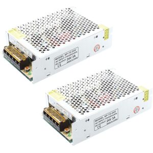 Tlily - ac 110/220V 24VDC 3A 72W Power Supply Transformer for led Flexible Strip Lamp X2 I043380