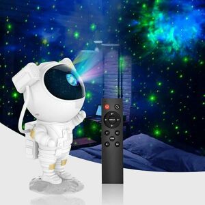 Dewdat - Astronaut Galaxy Projector Starry Sky Night Light, Timer and Remote Control, Starry Lamp for Bedroom and Ceiling Projector