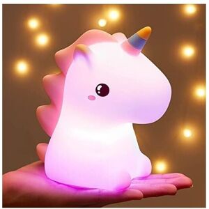 Longziming - Baby Night Light Kids Night Light, 16 Colors Unicorn Night Light, led Night Light Girl Boy Adult Rechargeable, Unicorn Girl Gift, Kawaii