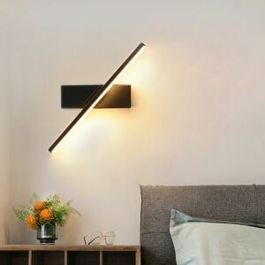 DEWDAT Bedroom Bedside Wall Lamp 330° Rotatable Light Angle Adjustable Indoor led Wall Sconce Simple Aluminum Light Fixture AC110/220V