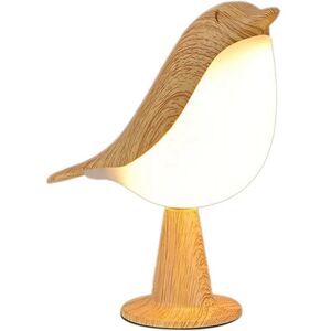 Tlily - Bird led Bedside Lamp Small Cordless Night Light Touch Control Bedroom Table Reading Home Decor