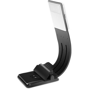 ZVD Clip-on Book Light, LED Book Light, Clip-on Reading Light, 4 Adjustable Brightness Levels, USB Rechargeable - Book Reading Lamp for Kids, Night