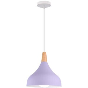 Wottes - Modern Simple Ceiling Pendant Light Fixture Purple Hanging Lamp Indoor Chandelier