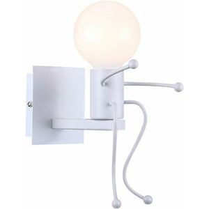 HOOPZI Creative Retro Wall Light Indoor Vintage Wall Lamp Industrial Wall Lamp Iron Art Deco E27 Base for Bar, Bedroom, Kitchen, Restaurant, Cafe, Hallway,