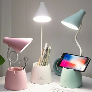 Dewdat - Desk Lamp, led Table Lamp 3 Lighting Modes and Touch Sensor, 360° Rotatable Dimmable Desk Lamp for Reading, Learning, Working (Green)