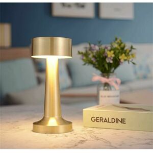 Dewdat - Dimmable Table Lamp, Touch Sensor Table Lamp Wireless Rechargeable 3 Brightness Levels 3W led Night Light for Bedside, Coffee Table,