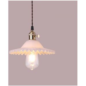 IKODM E27 Industrial Vintage Glass Pendant Lights Fixture Retro Ceiling Light Fixture Glass Retro Pendant Lights Fixtures Industrial Ceiling Lighting