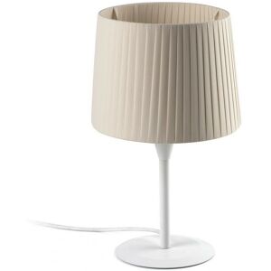FARO BARCELONA Faro samba - Table Lamp Round Tapered Beige, E27