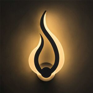 DEWDAT Flame wall lamp, led wall light, wall lights, interior modern minimalist, acrylic lampshade, bathroom/bedroom/living room/hallway, Easter decoration,