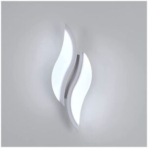 GOECO Indoor LED Wall Light, Modern Wall Lamp 12W 1000LM, Acrylic Wall Lighting for Living Room Bedroom Staircase 6500K Cold White Light White