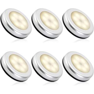 MEMKEY Indoor Motion Sensor Night Light, Battery Powered Motion Sensor led Lamp for Stairs, led Lighting for Closet, Wardrobe, Hallway, Kids Room, Auto