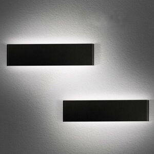 DEWDAT Indoor Wall Light, Set of 2 36cm 12W 6000K led Wall Lights Eye Protection Simple Modern for Bedroom Living Room Kitchen Dining Room etc.
