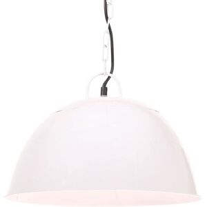 Industrial Vintage Hanging Lamp 25 w White Round 41 cm E27 Vidaxl
