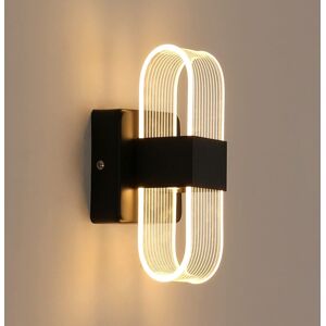 Goeco - Interior wall lamp Led Dimmable 12W Modern Murale Lamp Romantic Acrylic Design Creative for bedroom, living room, corridor, staircase, hotel,